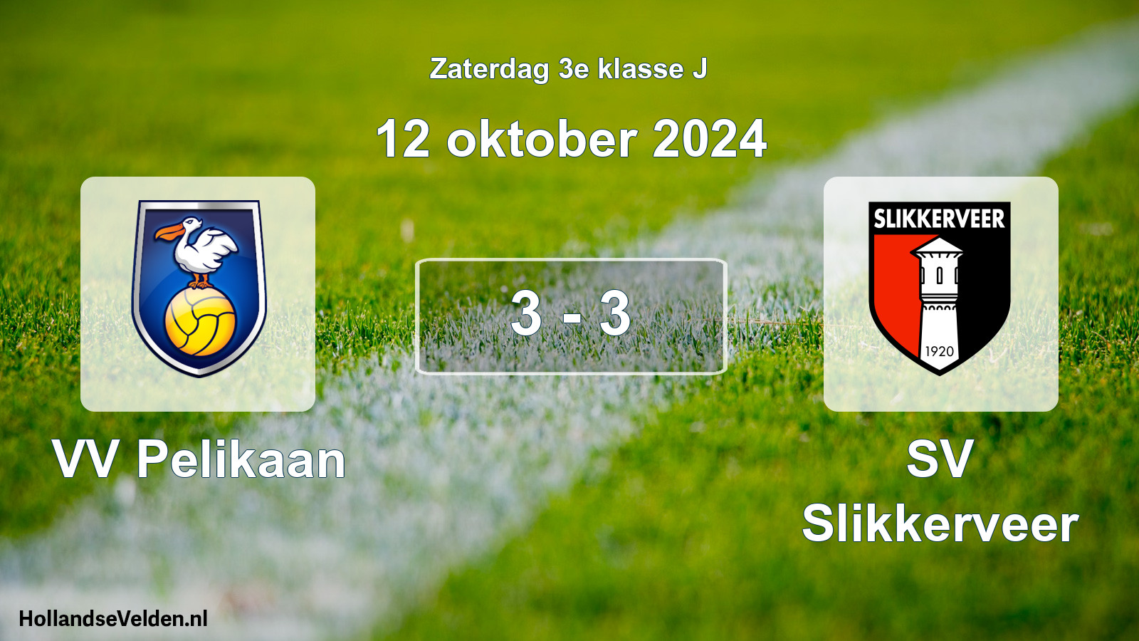 Total number of matches played: VV Pelikaan - SV Slikkerveer 3 - 3 (12 October 2024)