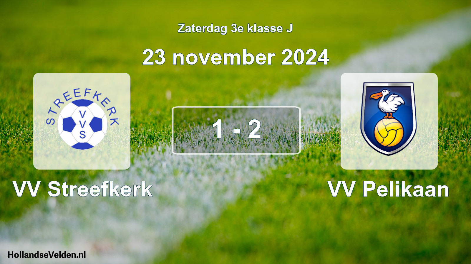 Total number of matches played: VV Streefkerk - VV Pelikaan 1 - 2 (23 November 2024)