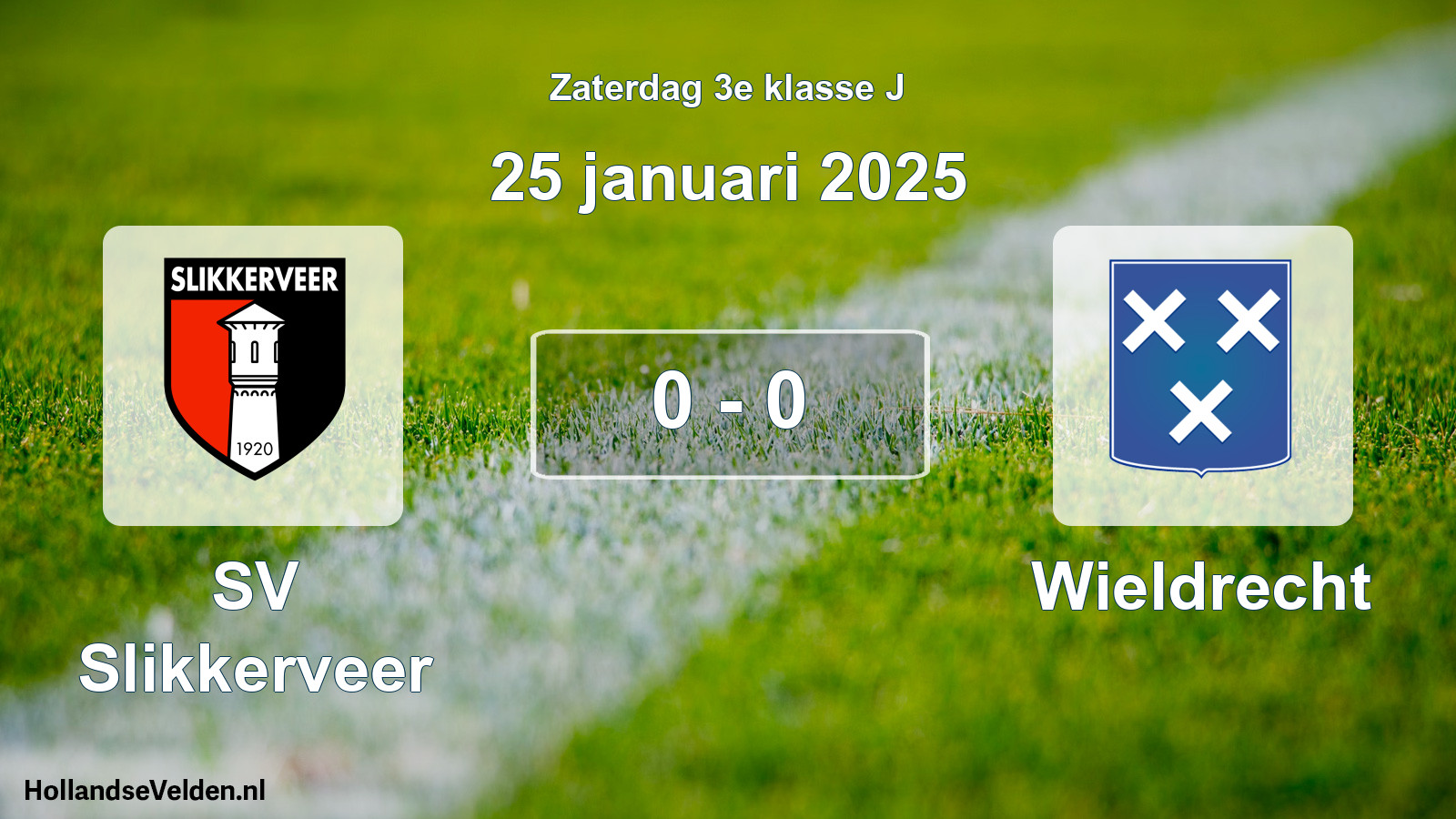 Total number of matches played: SV Slikkerveer - Wieldrecht 0 - 0 (25 January 2025)