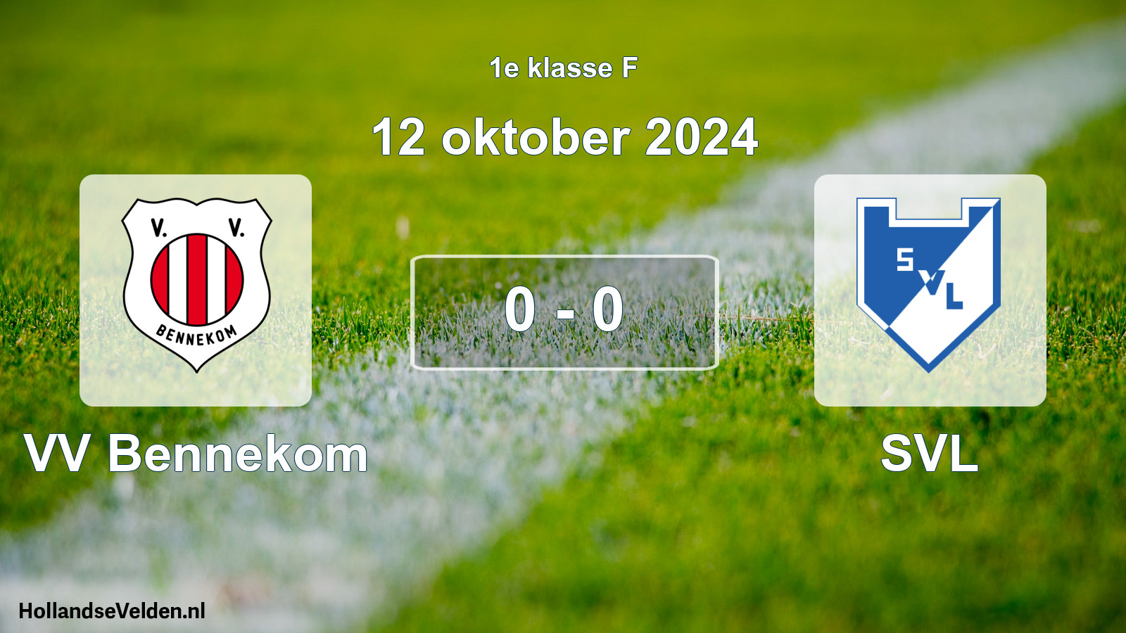Total number of matches played: VV Bennekom - SVL 0 - 0 (12 October 2024)