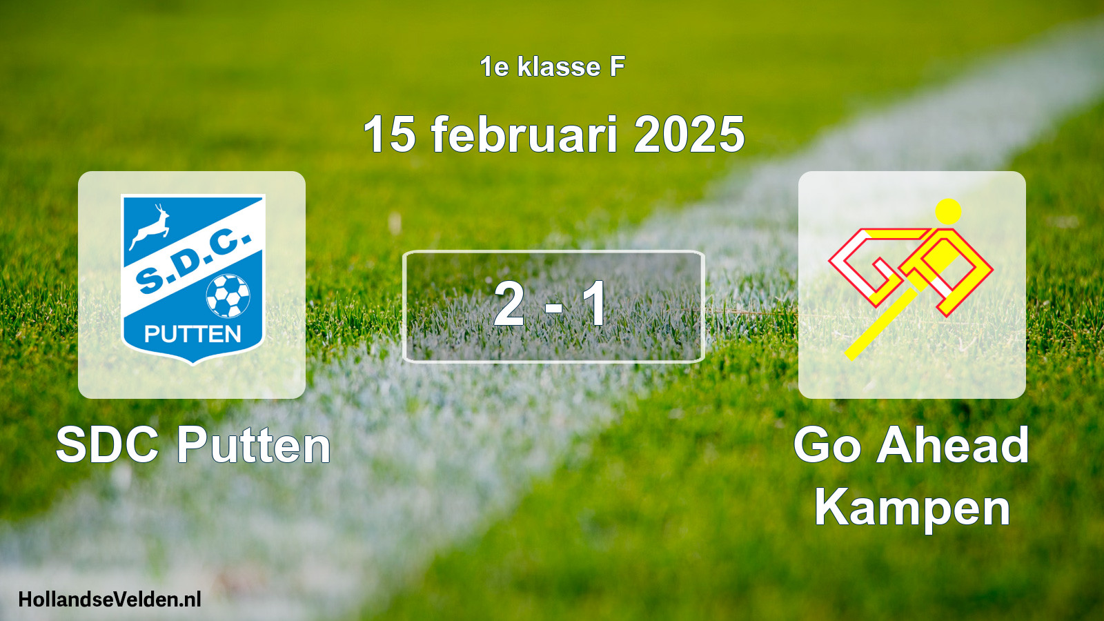 Total number of matches played: SDC Putten - Go Ahead Kampen 2 - 1 (15 February 2025)