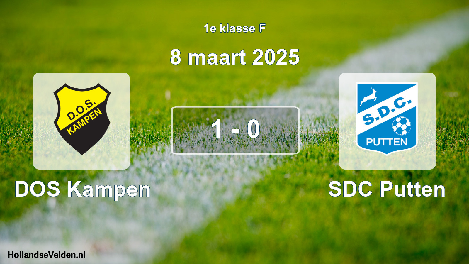 Total number of matches played: DOS Kampen - SDC Putten 1 - 0 (8 March 2025)
