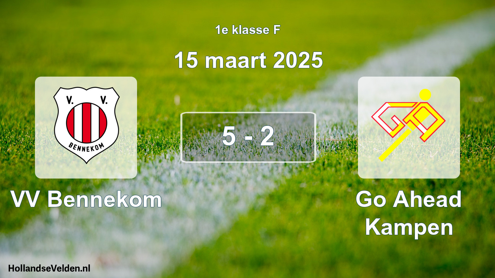 Total number of matches played: VV Bennekom - Go Ahead Kampen 5 - 2 (15 March 2025)