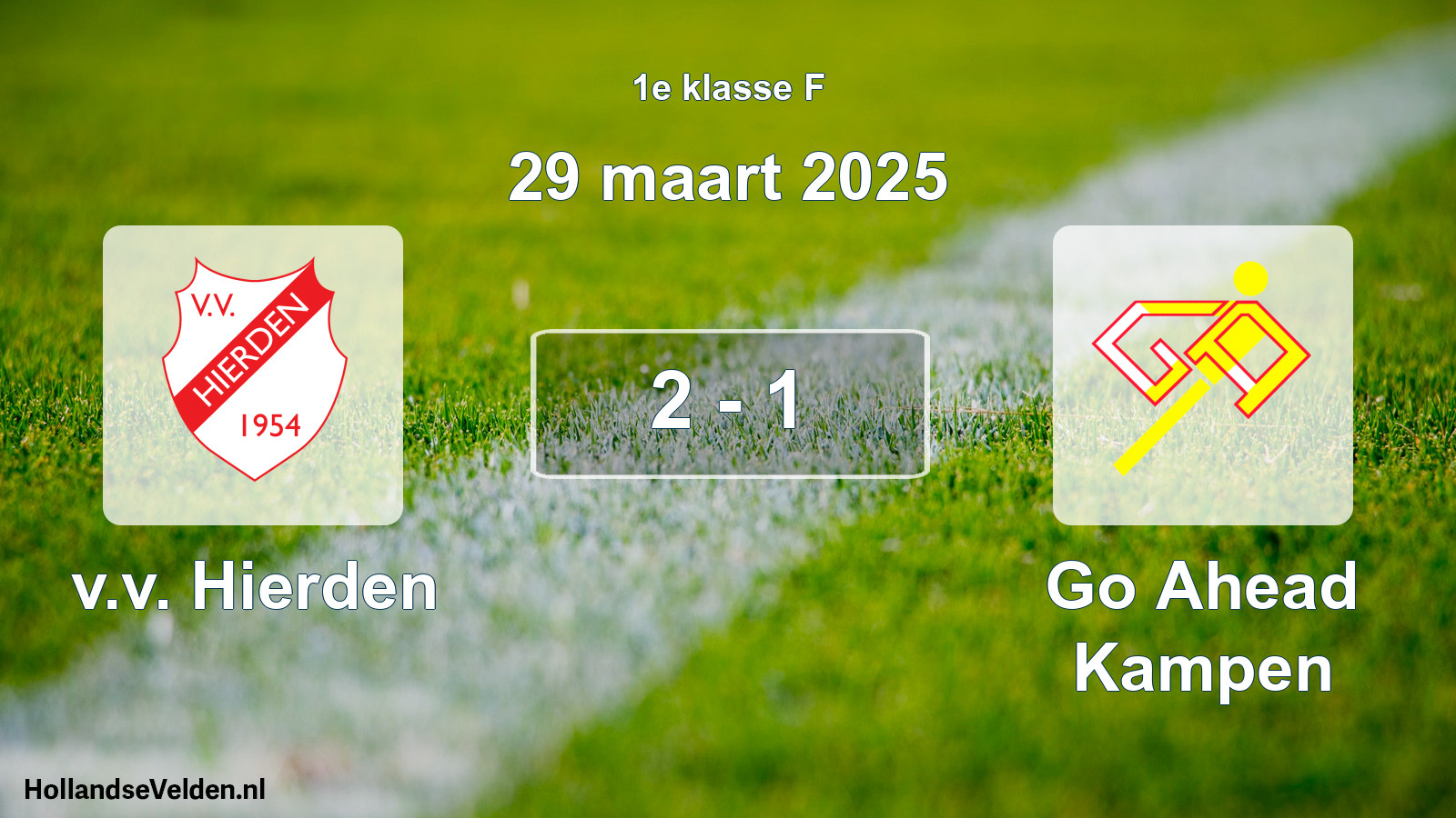 Total number of matches played: v.v. Hierden - Go Ahead Kampen 2 - 1 (29 March 2025)