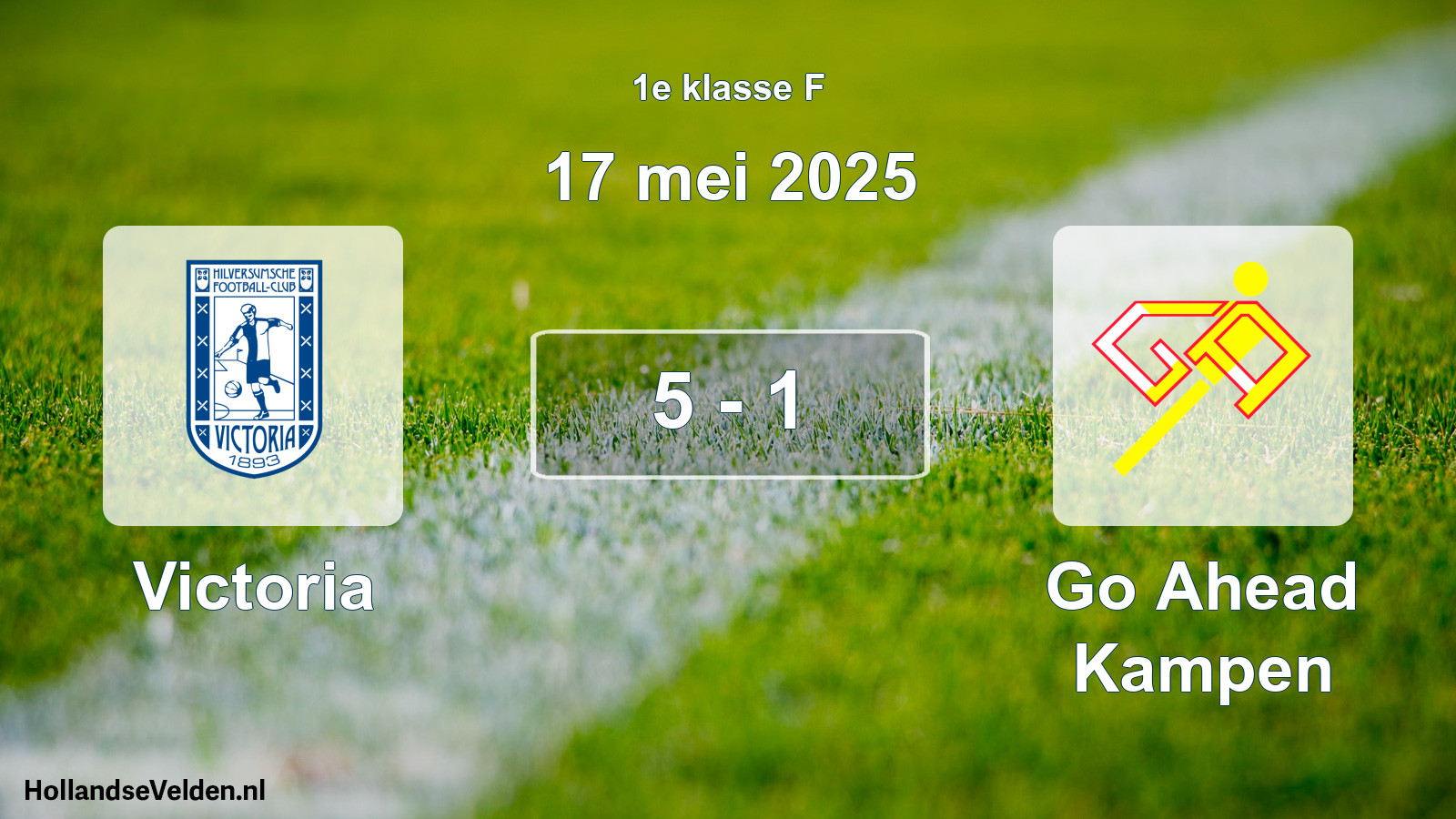 Total number of matches played: Victoria - Go Ahead Kampen 5 - 1 (17 May 2025)