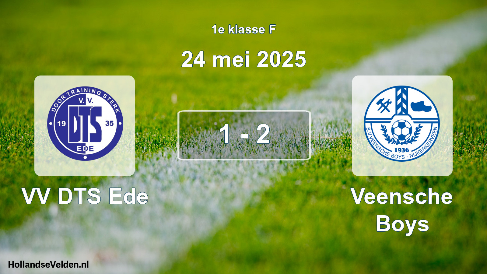 Total number of matches played: VV DTS Ede - Veensche Boys 1 - 2 (24 May 2025)