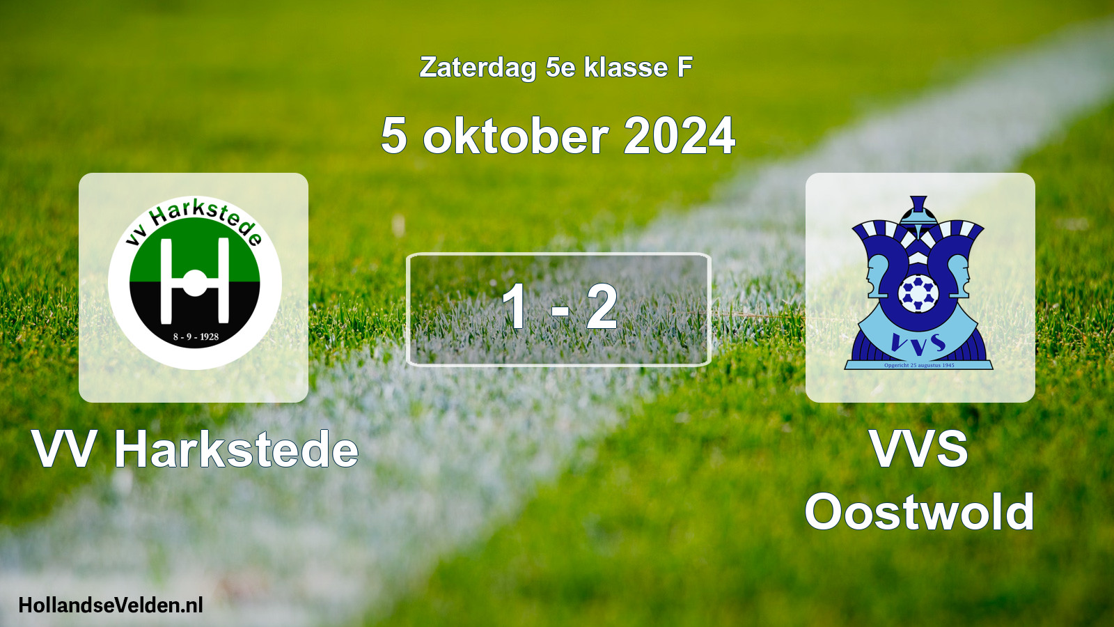 Total number of matches played: VV Harkstede - VVS Oostwold 1 - 2 (5 October 2024)