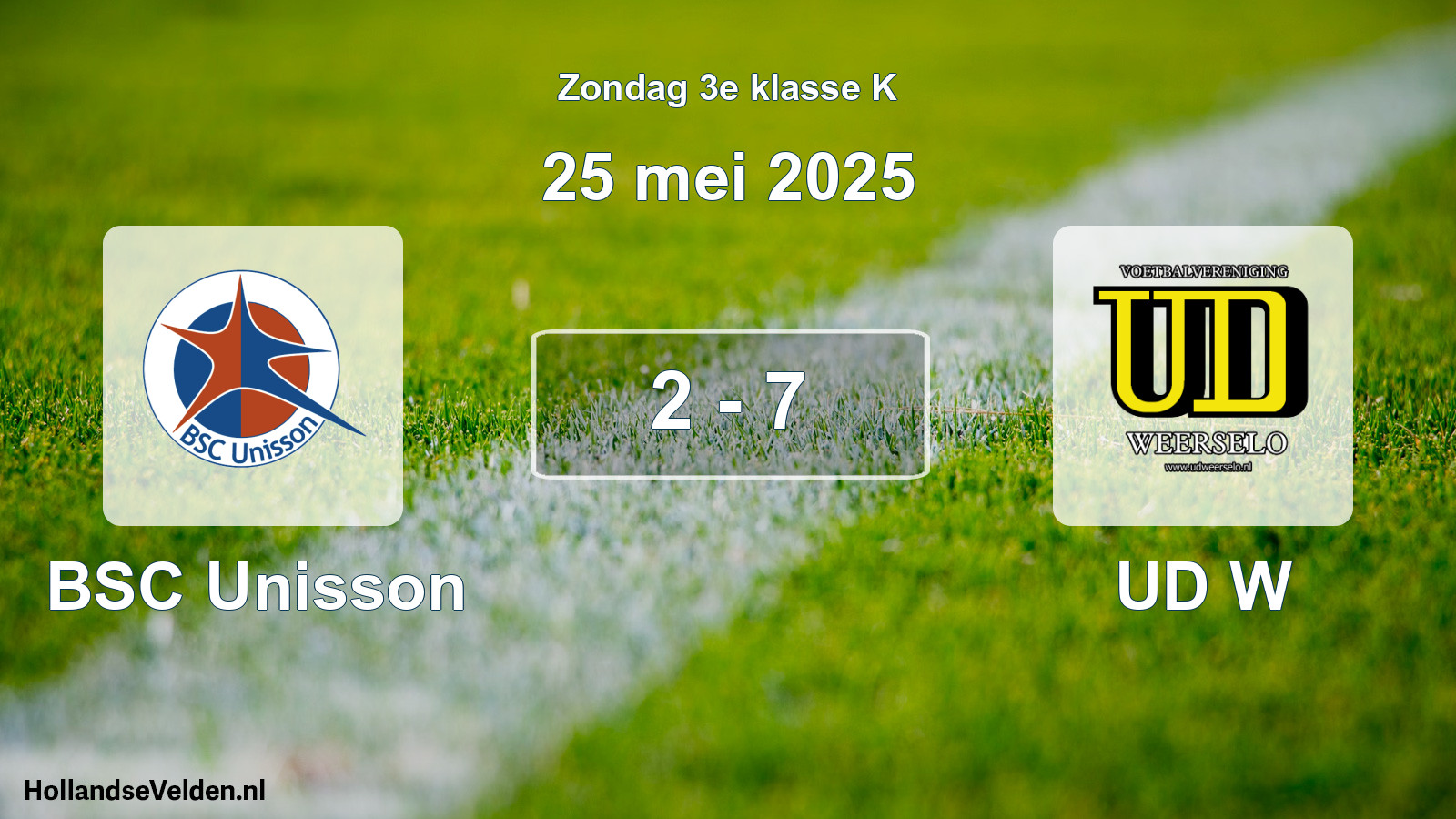 Total number of matches played: BSC Unisson - UD W 2 - 7 (25 May 2025)