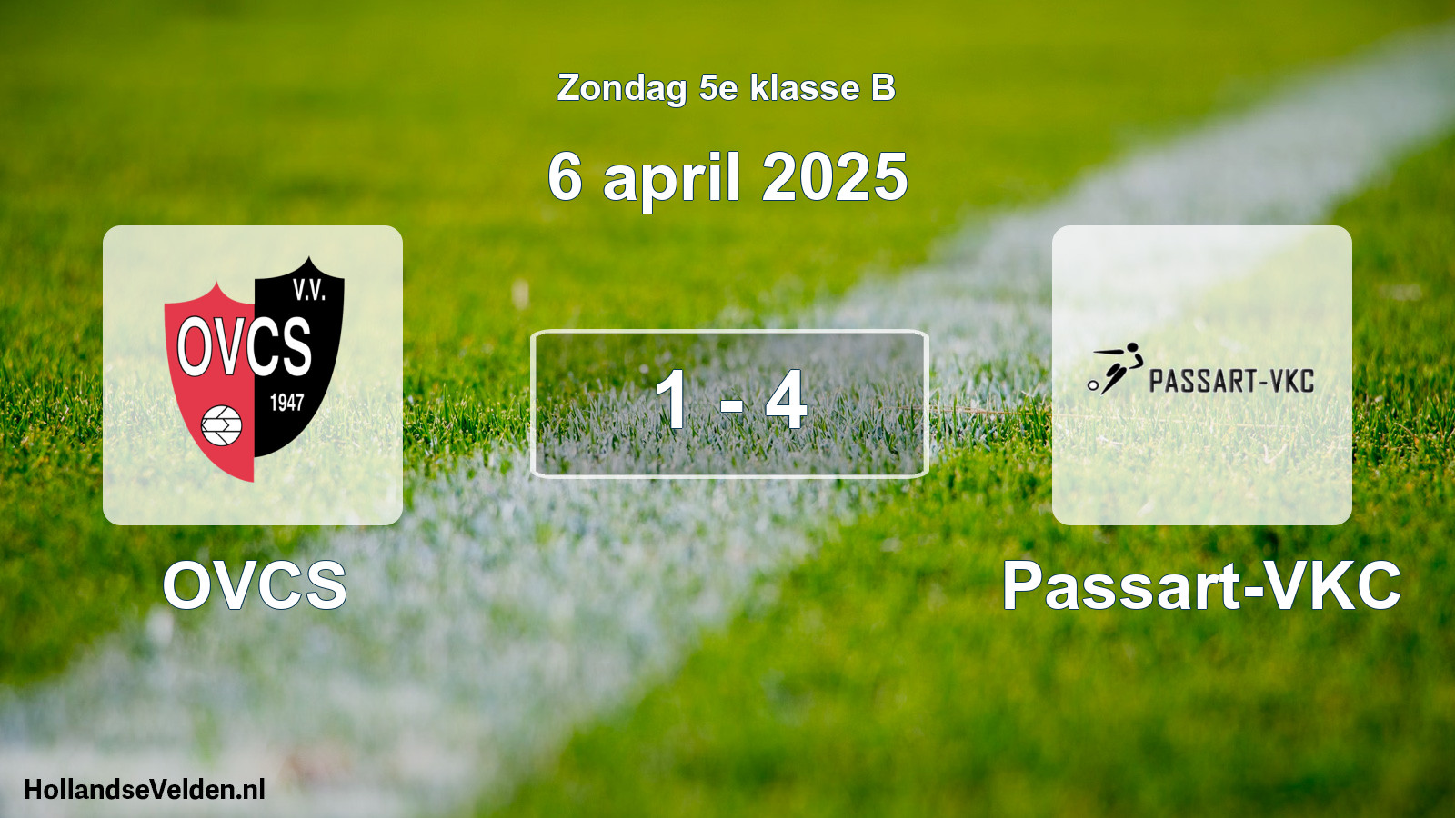 Total number of matches played: OVCS - Passart-VKC 1 - 4 (6 April 2025)
