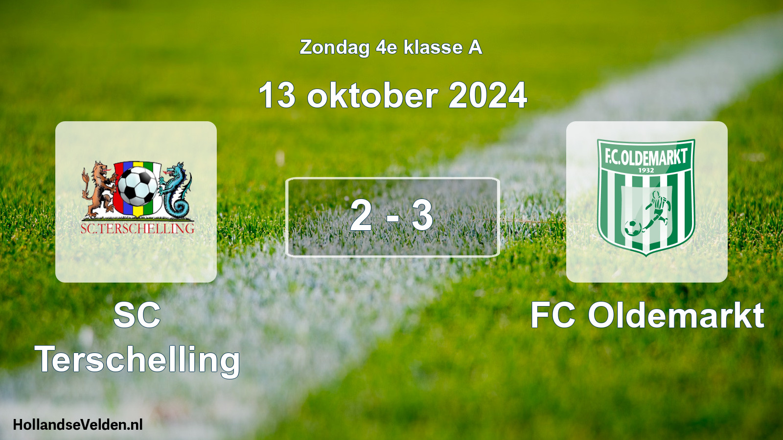 Total number of matches played: SC Terschelling - FC Oldemarkt 2 - 3 (13 October 2024)