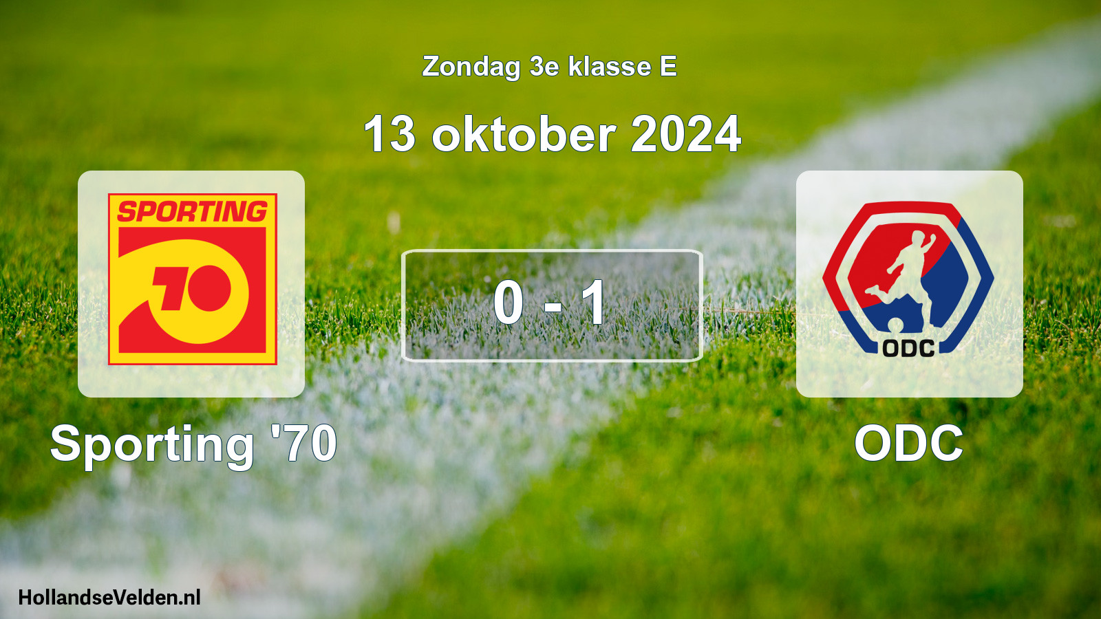 Total number of matches played: Sporting '70 - ODC 0 - 1 (13 October 2024)