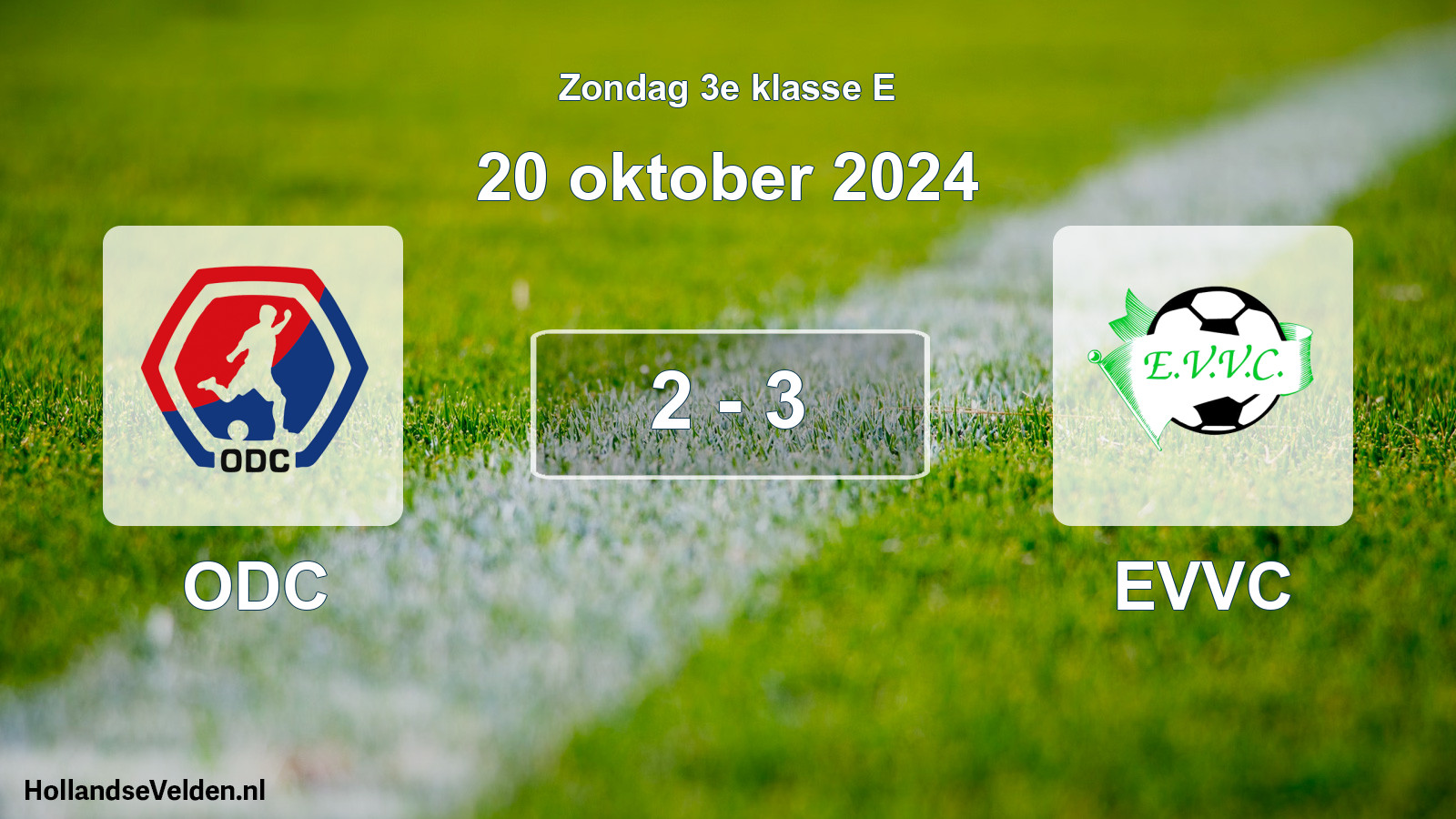 Total number of matches played: ODC - EVVC 2 - 3 (20 October 2024)