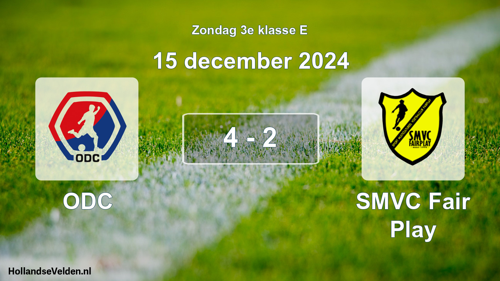 Total number of matches played: ODC - SMVC Fair Play 4 - 2 (15 December 2024)