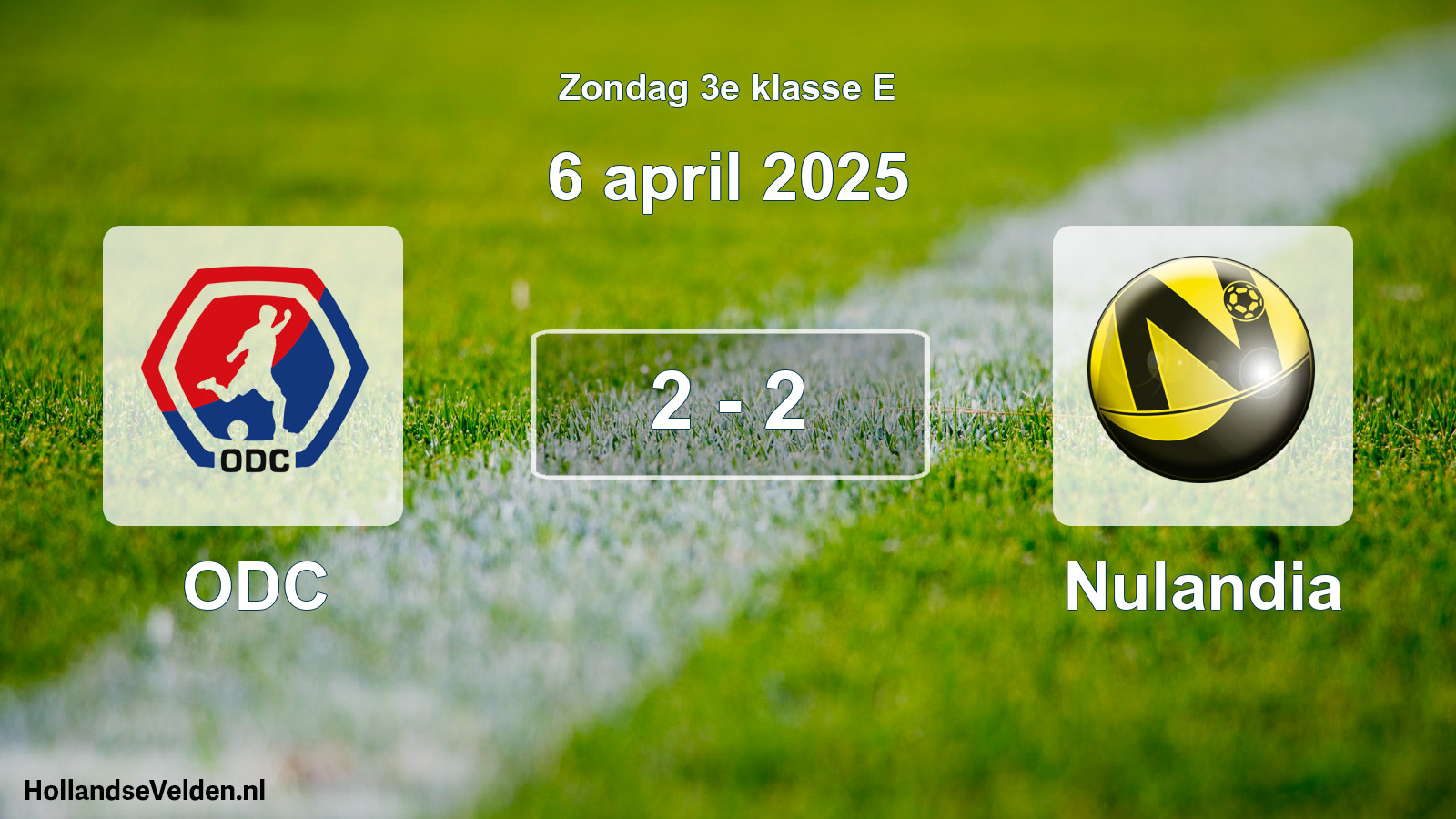 Total number of matches played: ODC - Nulandia 2 - 2 (6 April 2025)