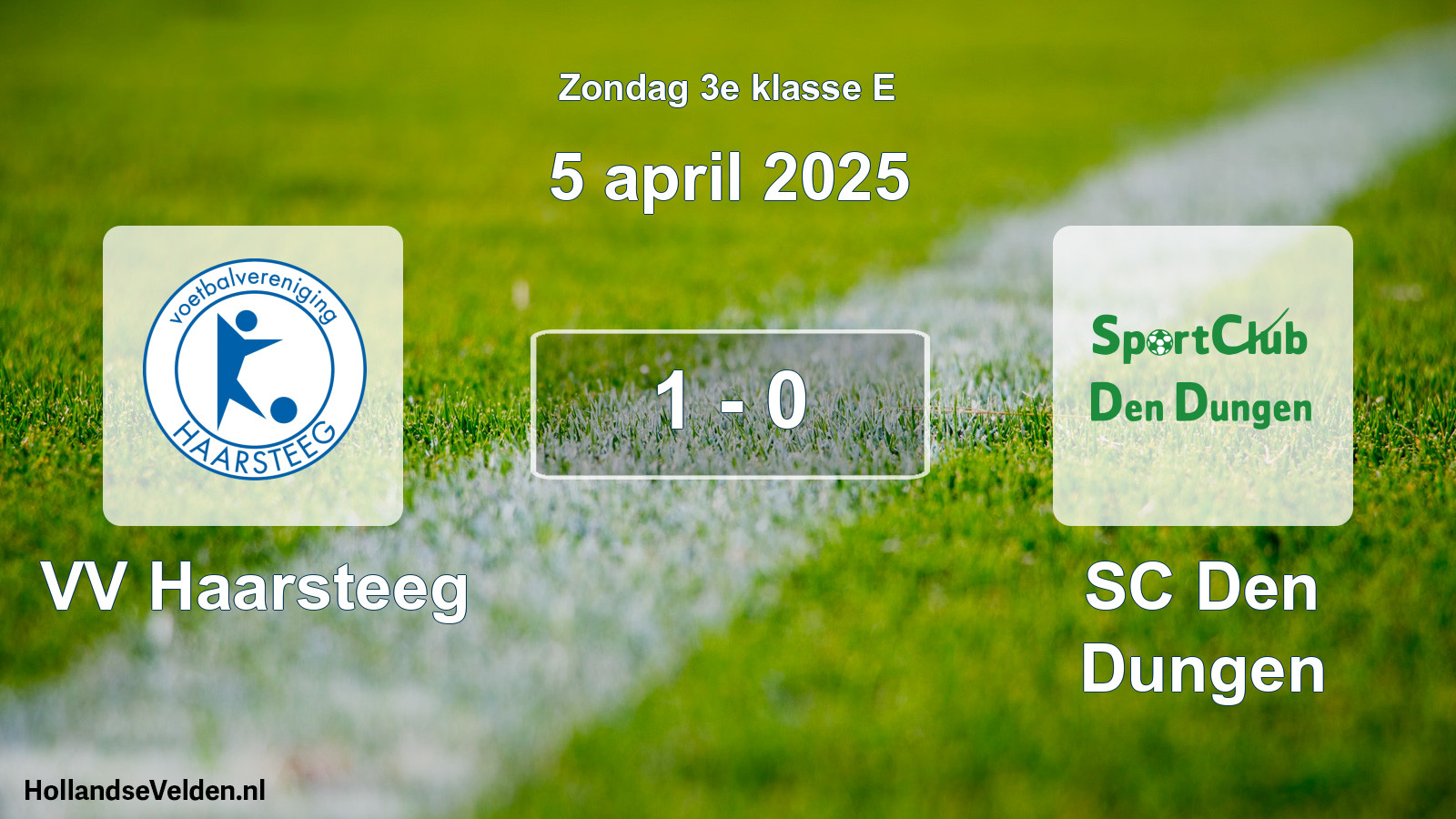 Total number of matches played: VV Haarsteeg - SC Den Dungen 1 - 0 (5 April 2025)