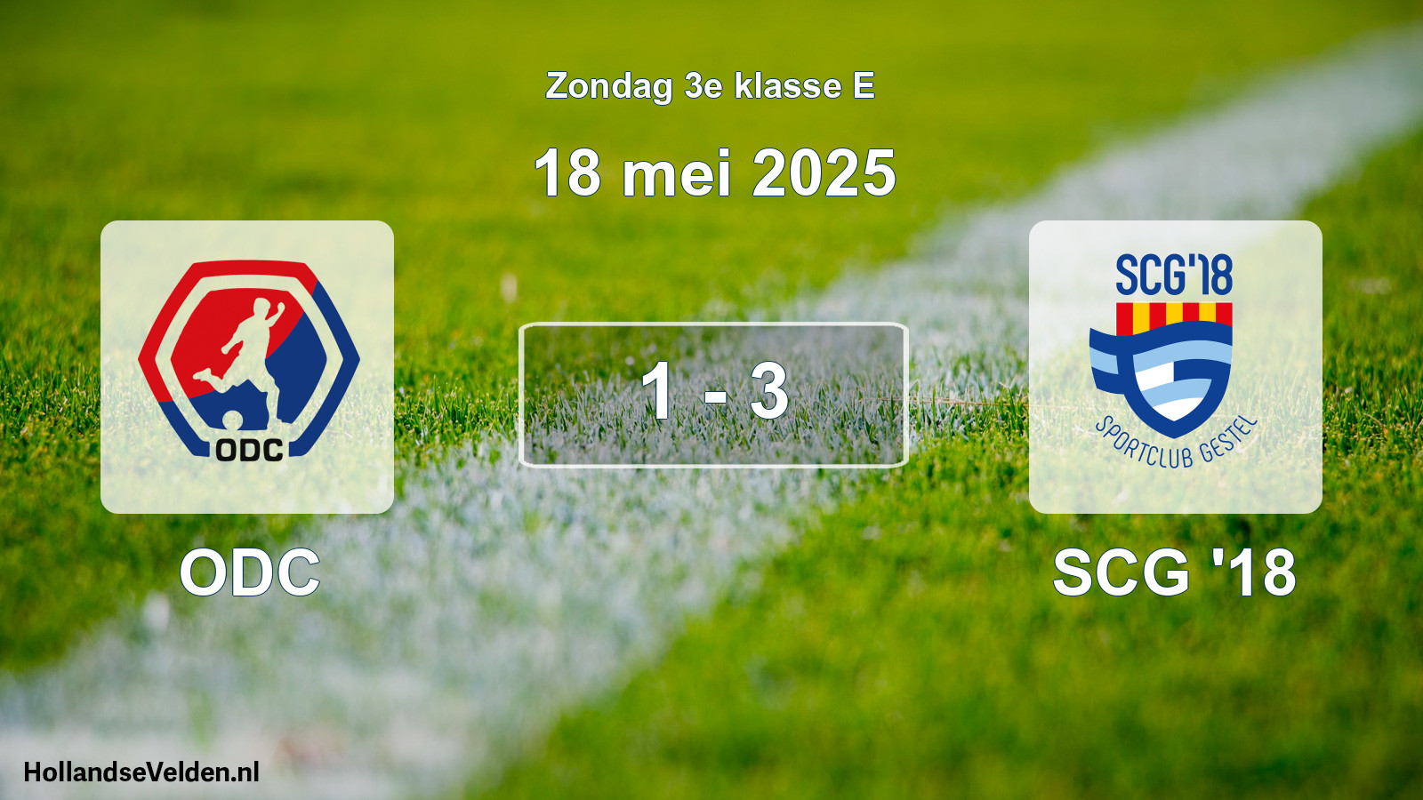 Total number of matches played: ODC - SCG '18 1 - 3 (18 May 2025)