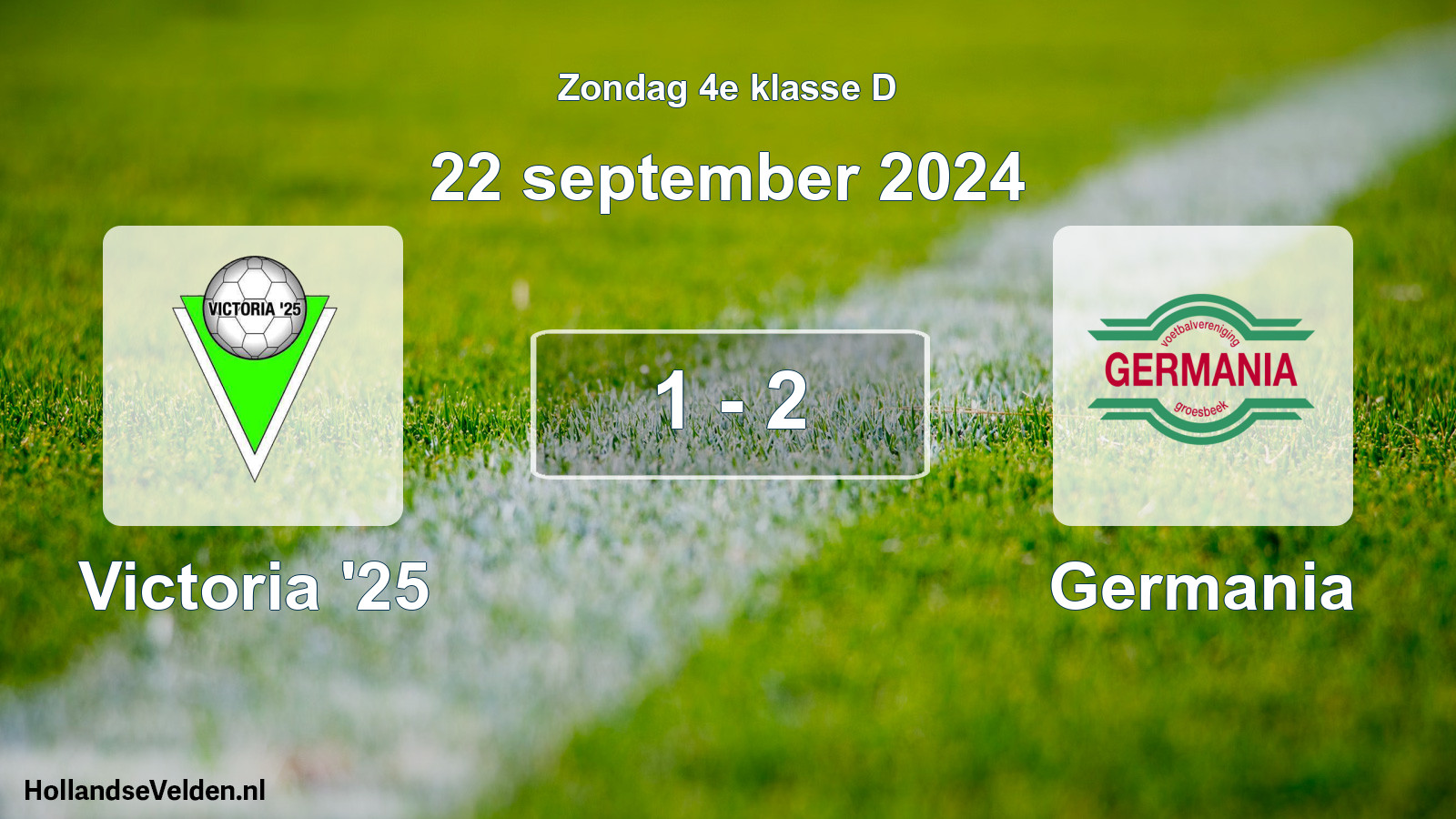 Total number of matches played: Victoria '25 - Germania 1 - 2 (22 September 2024)