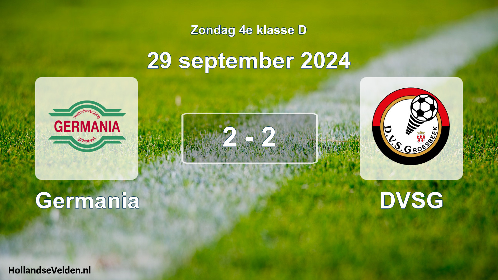 Total number of matches played: Germania - DVSG 2 - 2 (29 September 2024)