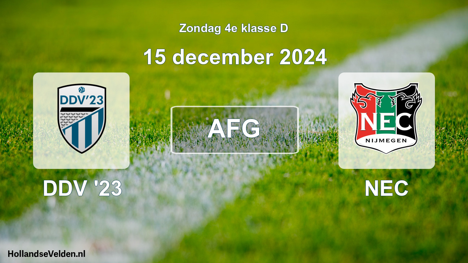 Scheduled Match: DDV '23 - NEC (15 December 2024)
