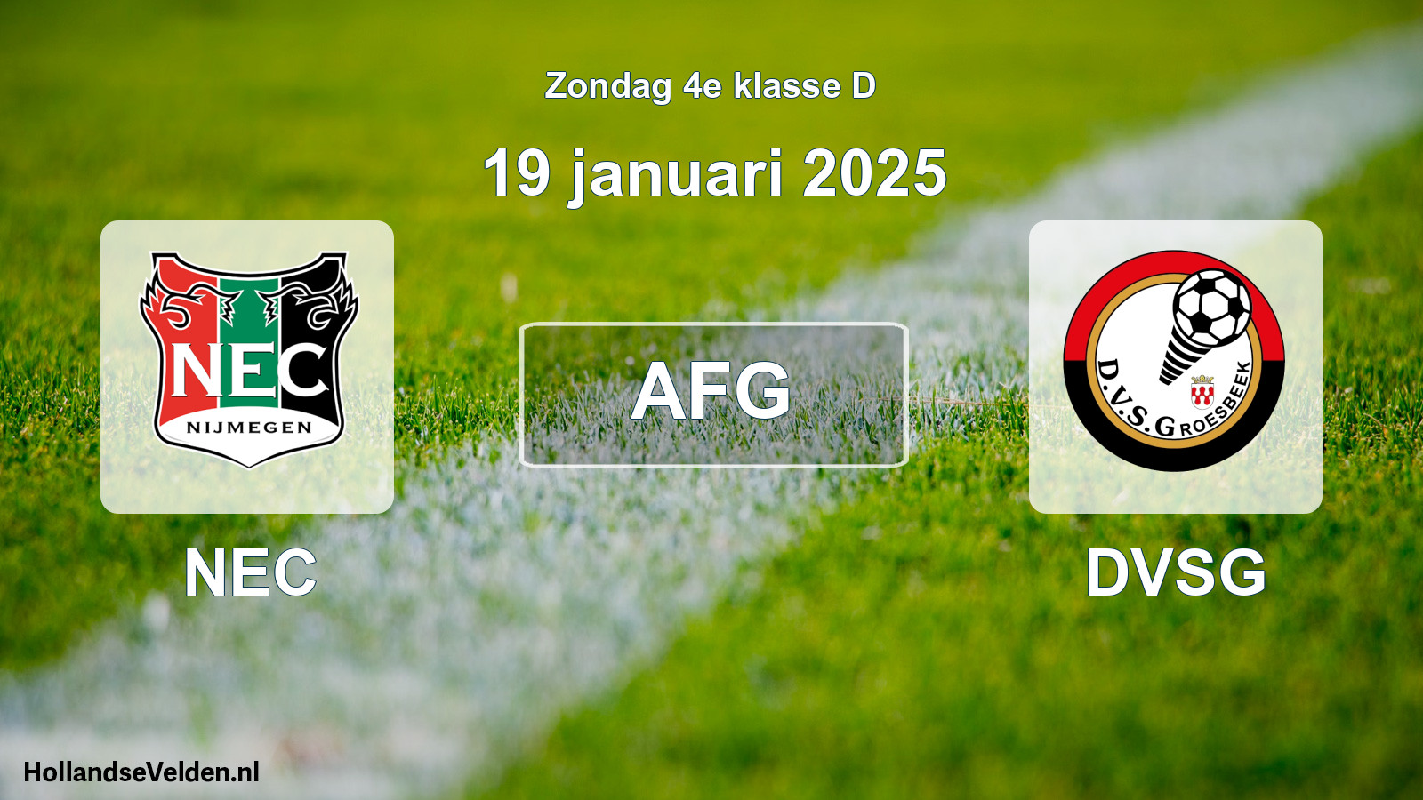 Scheduled Match: NEC - DVSG (19 January 2025)