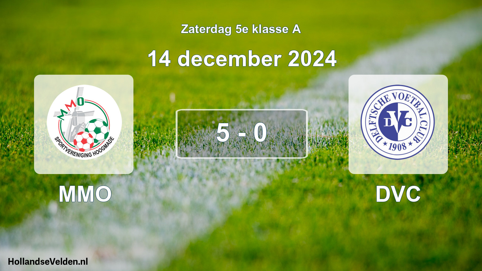 Total number of matches played: MMO - DVC 5 - 0 (14 December 2024)