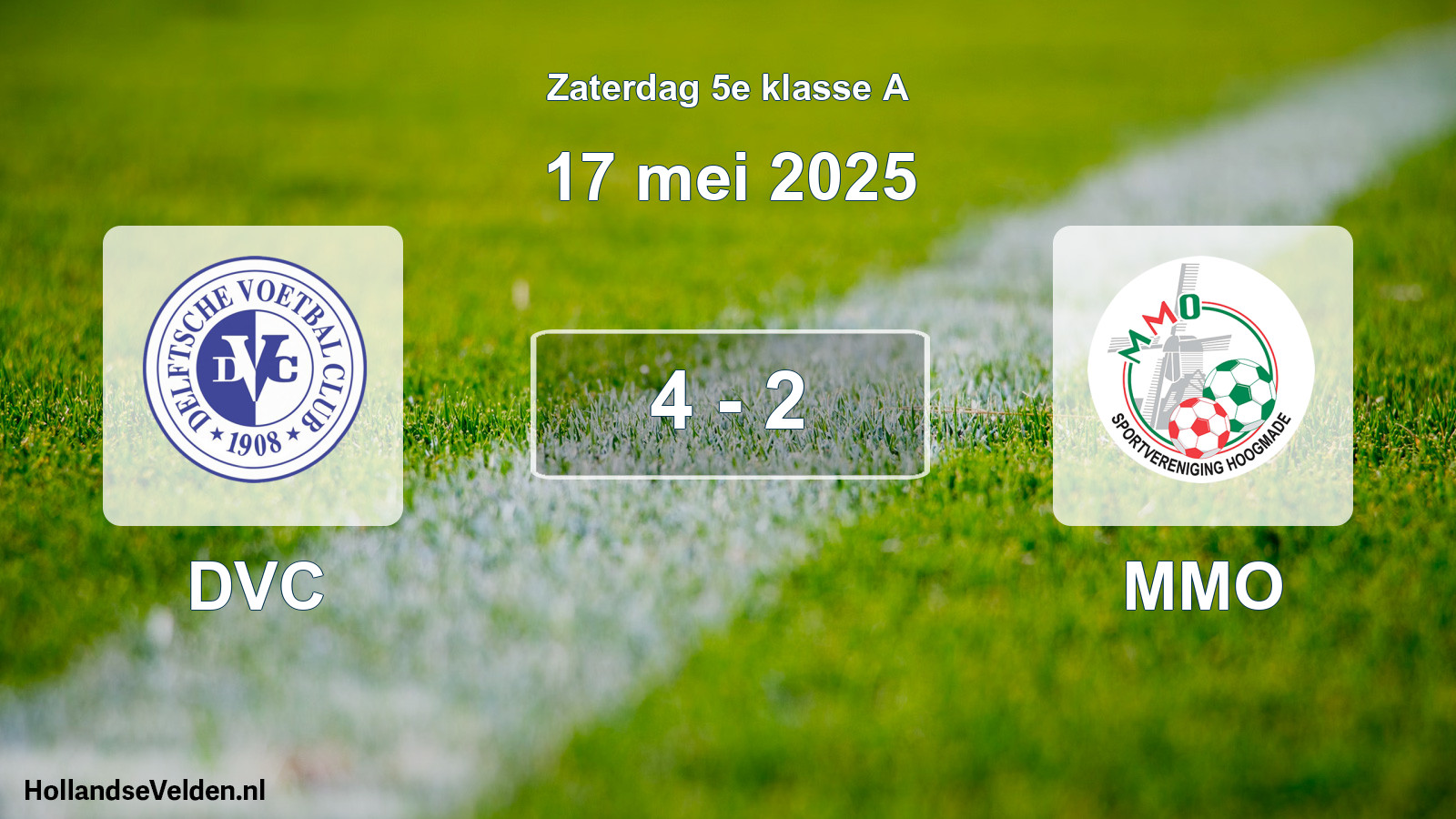 Total number of matches played: DVC - MMO 4 - 2 (17 May 2025)