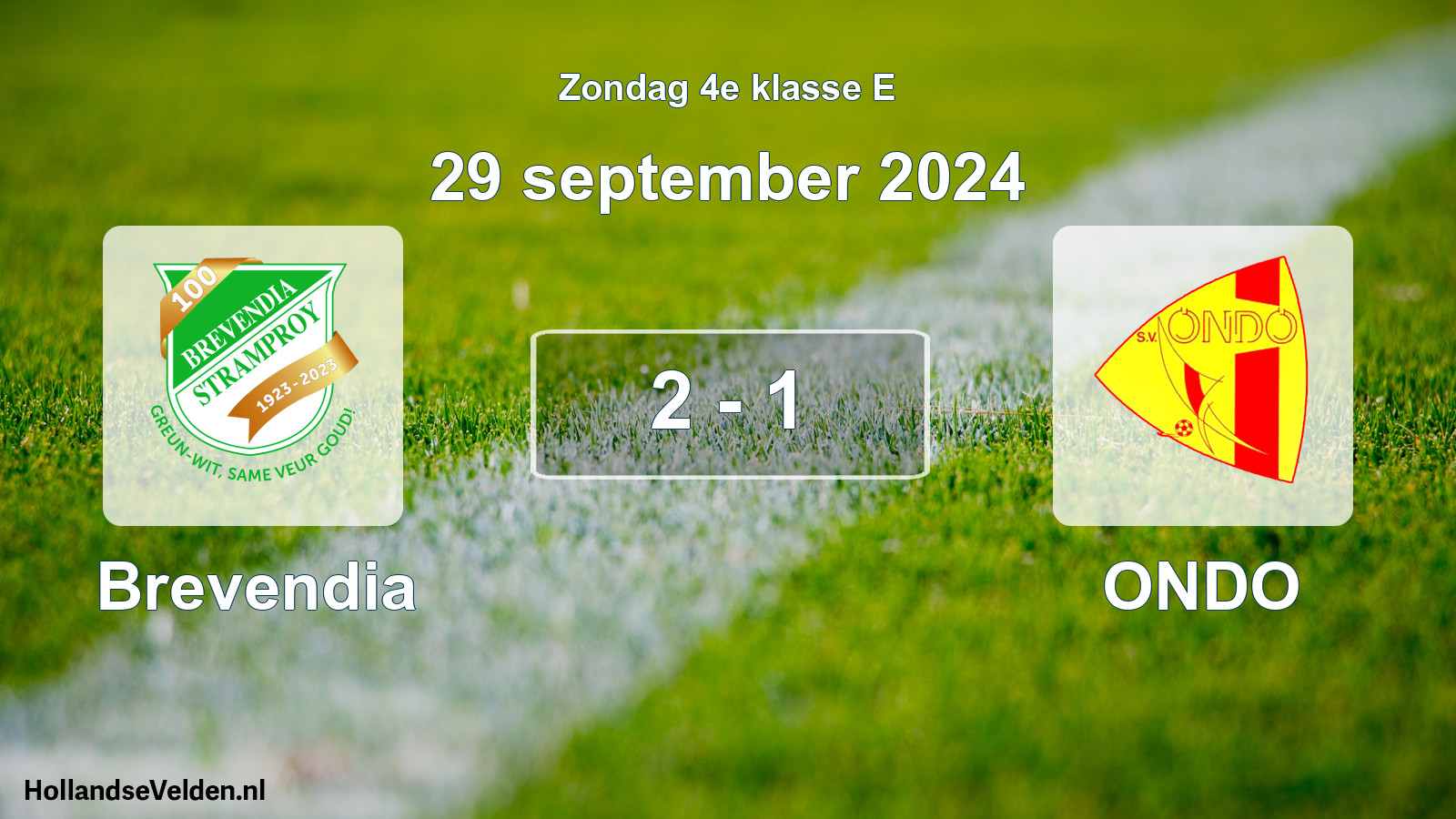 Total number of matches played: Brevendia - ONDO 2 - 1 (29 September 2024)