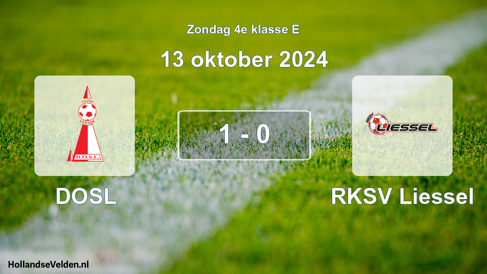 Total number of matches played: DOSL - RKSV Liessel 1 - 0 (13 October 2024)