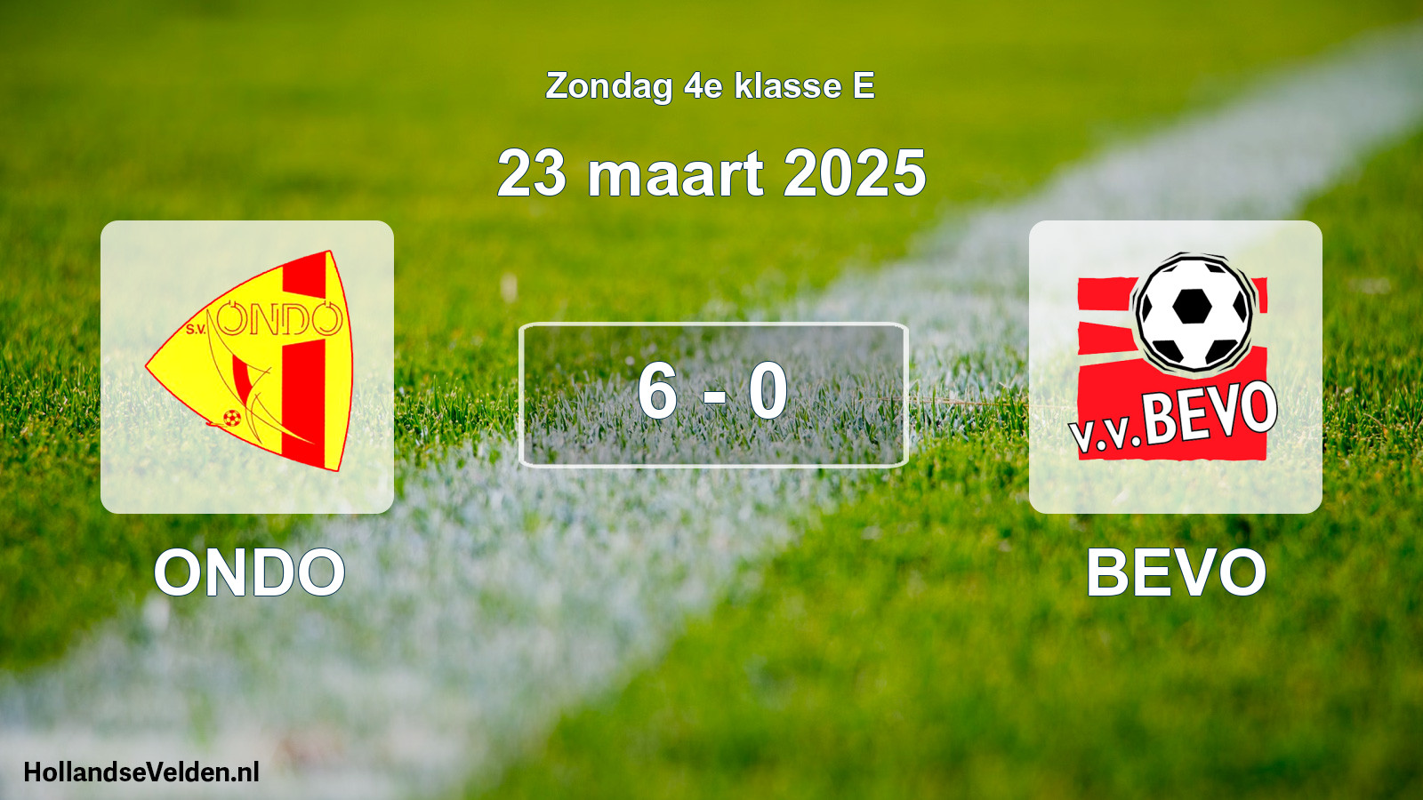Total number of matches played: ONDO - BEVO 6 - 0 (23 March 2025)