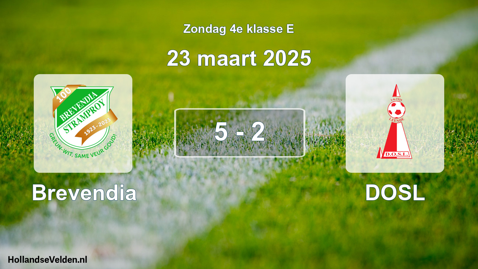 Total number of matches played: Brevendia - DOSL 5 - 2 (23 March 2025)