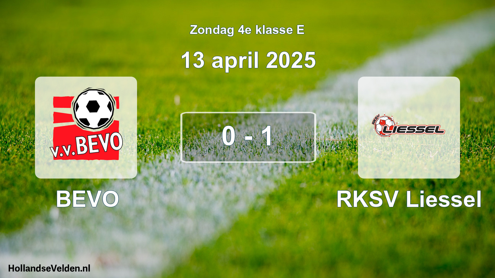 Total number of matches played: BEVO - RKSV Liessel 0 - 1 (13 April 2025)