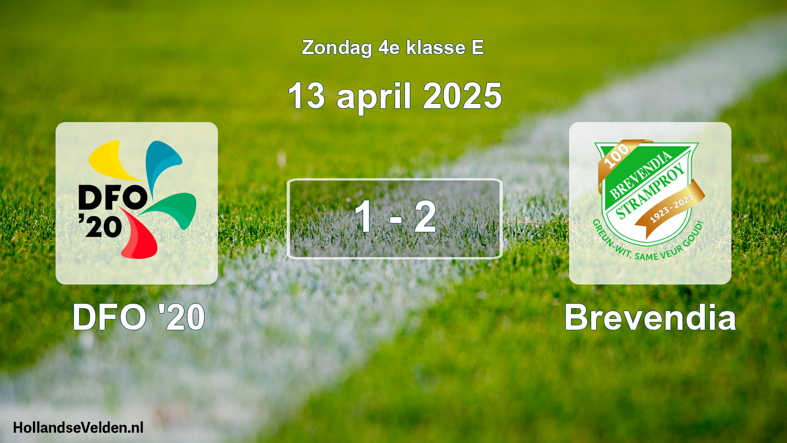 Total number of matches played: DFO '20 - Brevendia 1 - 2 (13 April 2025)