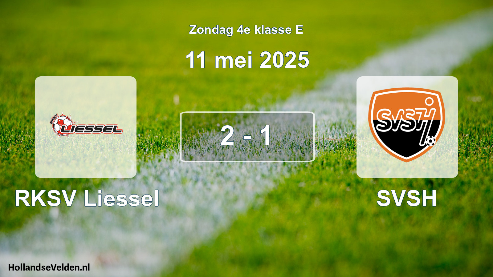 Total number of matches played: RKSV Liessel - SVSH 2 - 1 (11 May 2025)