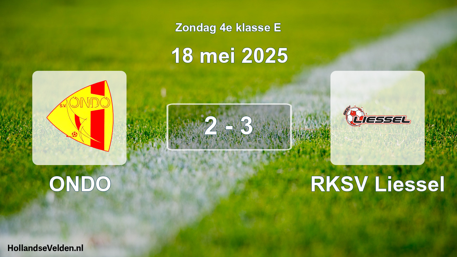 Total number of matches played: ONDO - RKSV Liessel 2 - 3 (18 May 2025)