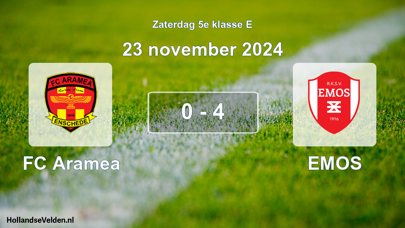Total number of matches played: FC Aramea - EMOS 0 - 4 (23 November 2024)