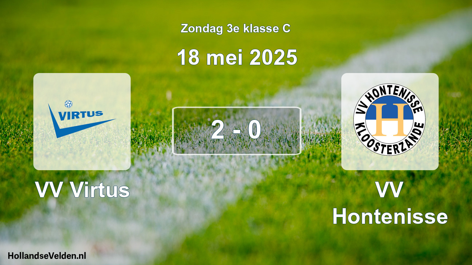 Total number of matches played: VV Virtus - VV Hontenisse 2 - 0 (18 May 2025)