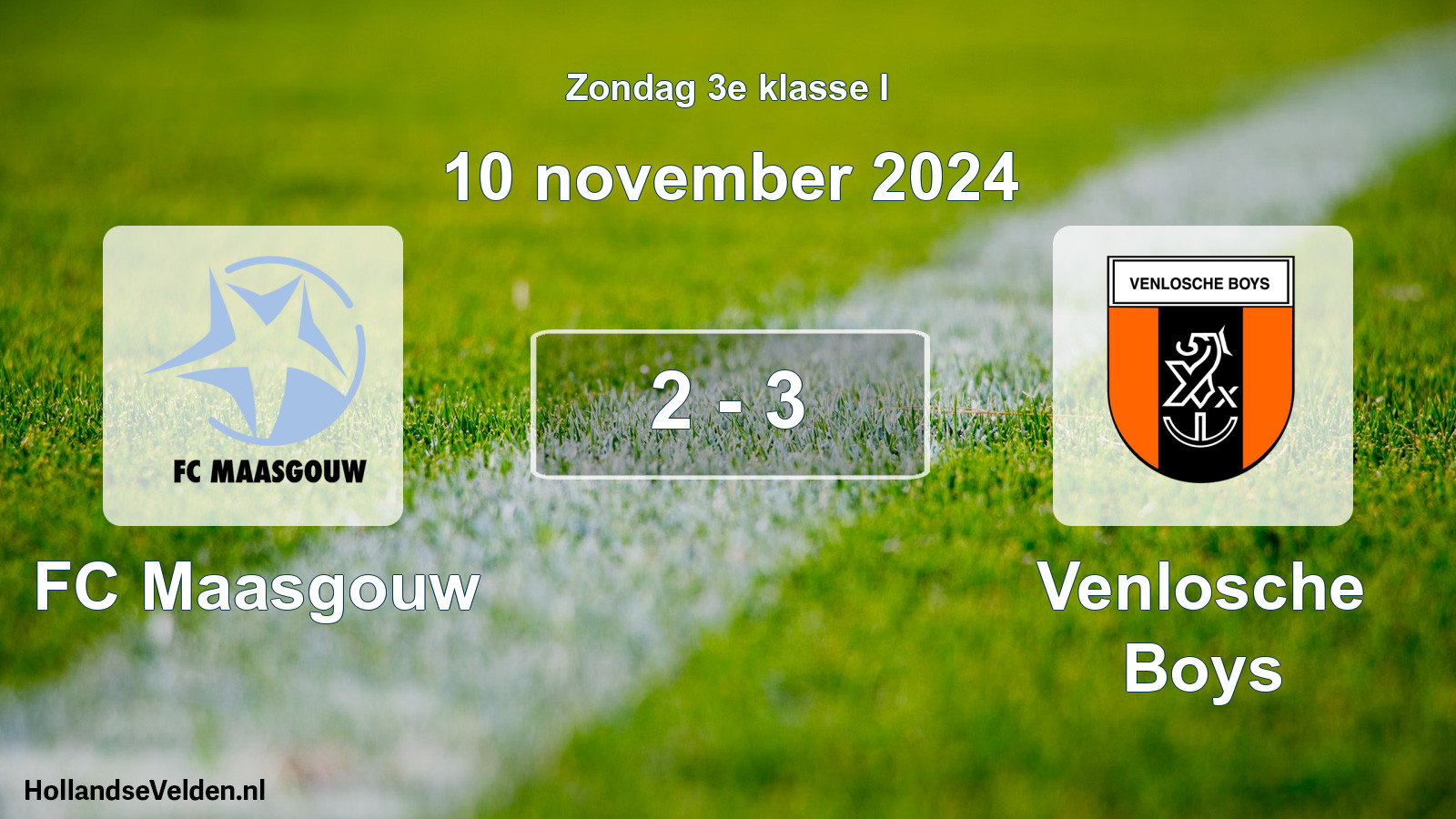 Total number of matches played: FC Maasgouw - Venlosche Boys 2 - 3 (10 November 2024)