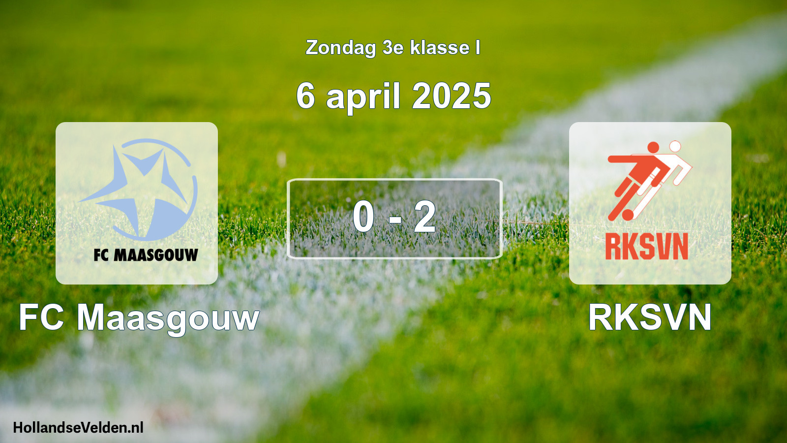 Total number of matches played: FC Maasgouw - RKSVN 0 - 2 (6 April 2025)