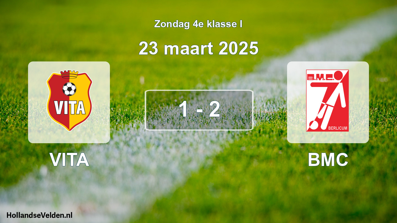 Total number of matches played: VITA - BMC 1 - 2 (23 March 2025)