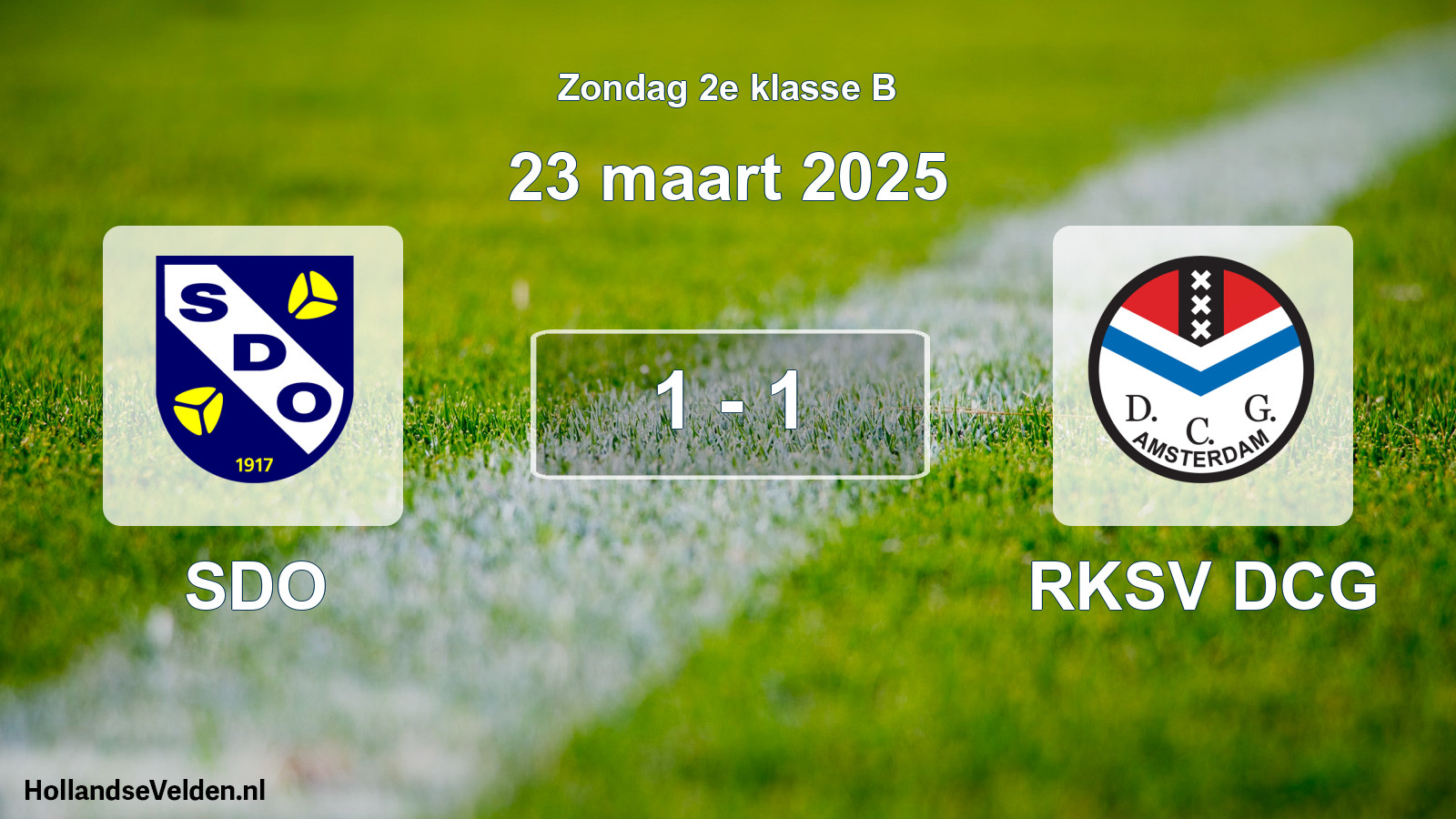 Total number of matches played: SDO - RKSV DCG 1 - 1 (23 March 2025)