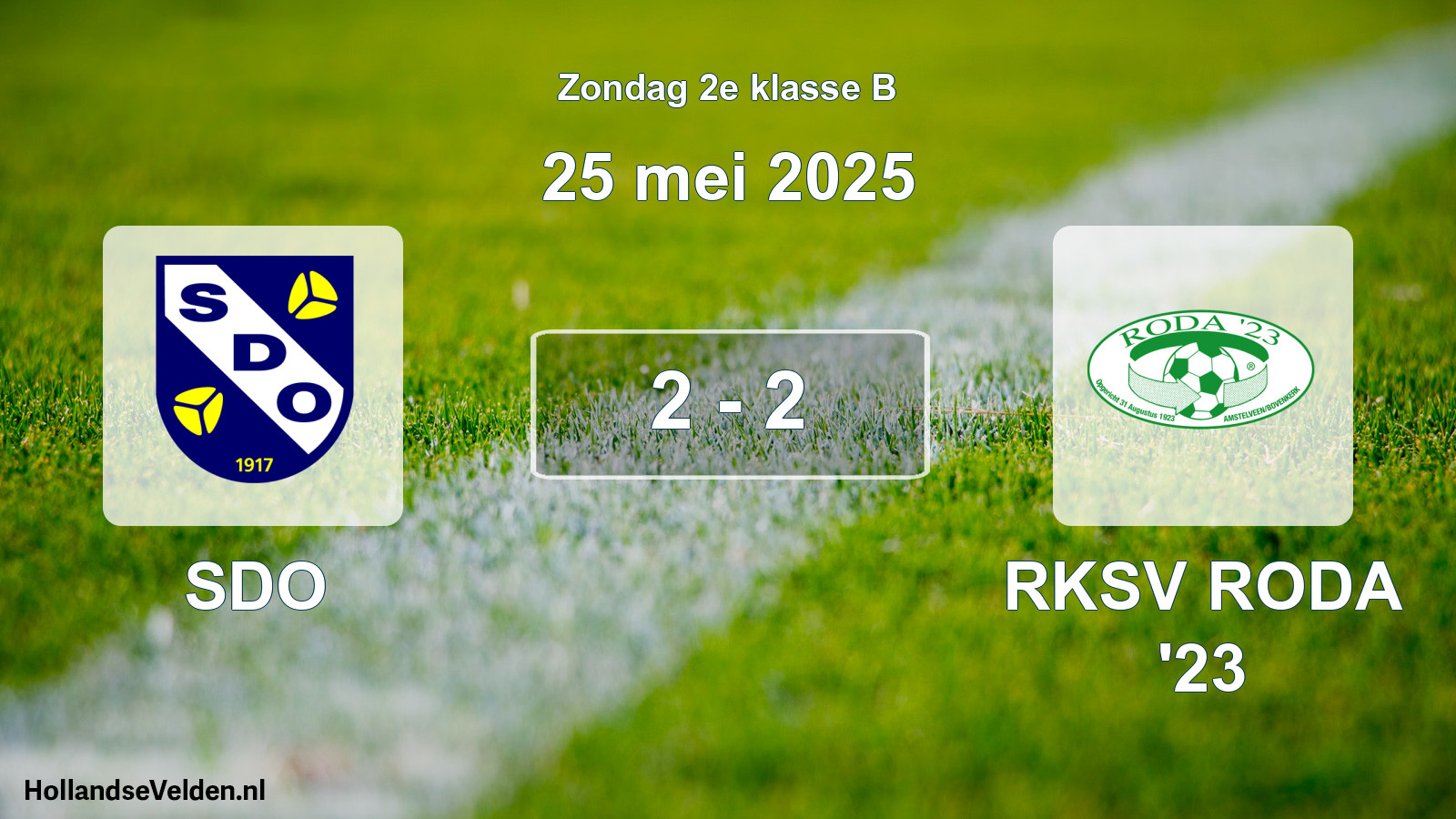 Total number of matches played: SDO - RKSV RODA '23 2 - 2 (25 May 2025)