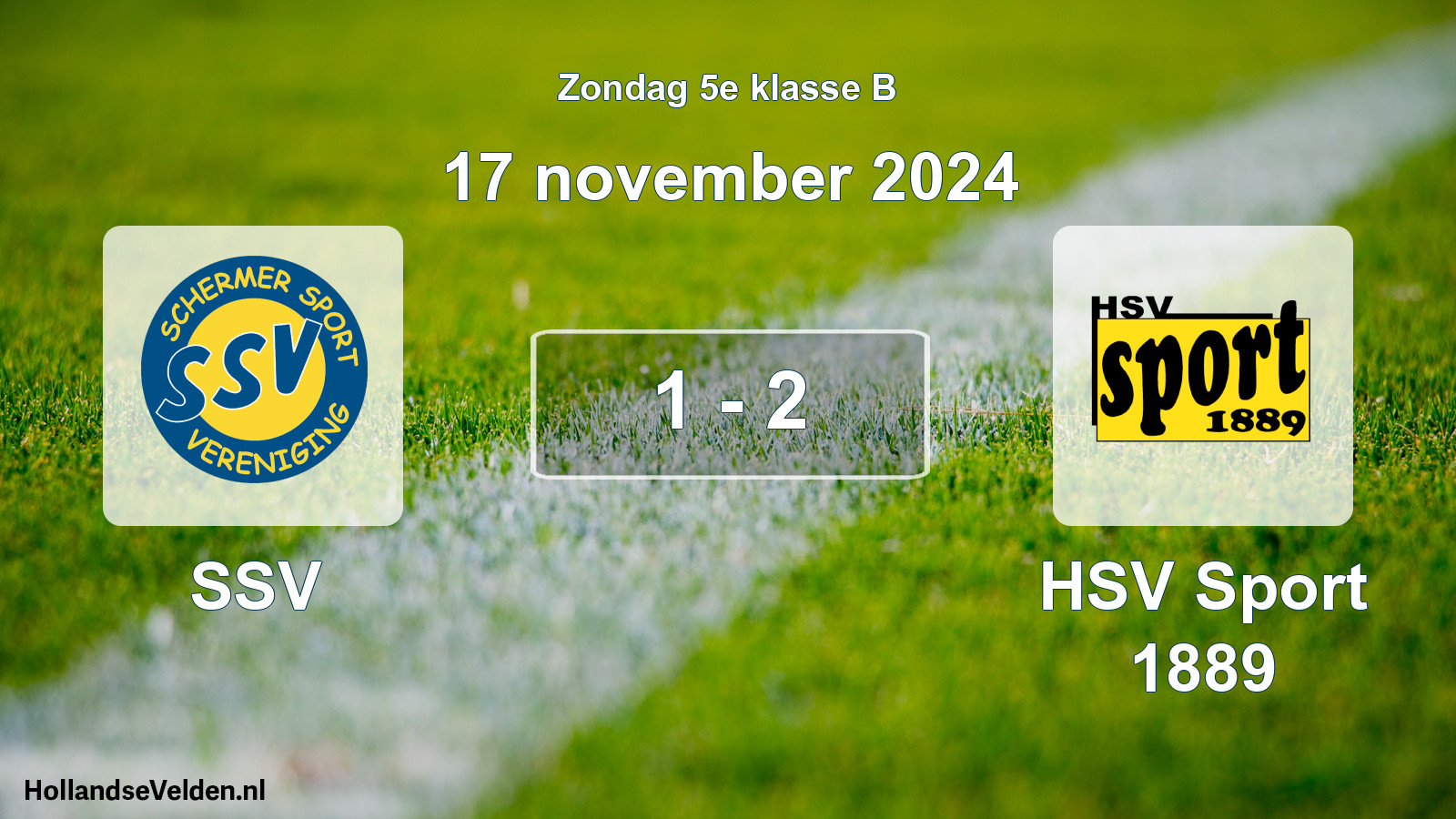 Total number of matches played: SSV - HSV Sport 1889 1 - 2 (17 November 2024)