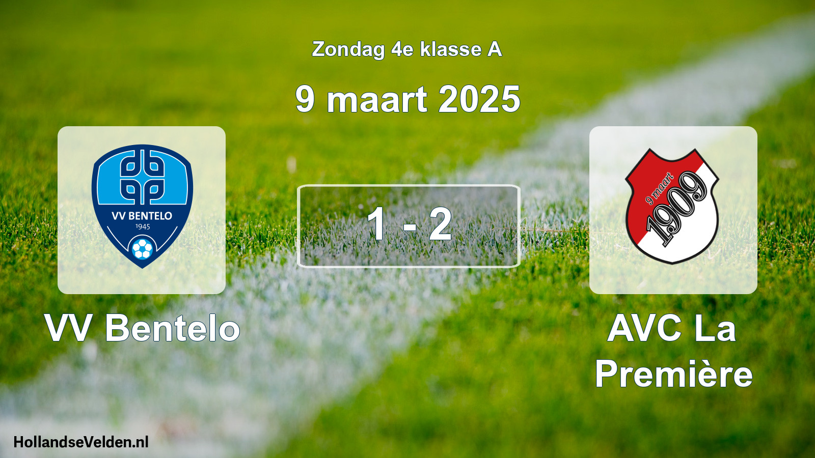 Total number of matches played: VV Bentelo - AVC La Première 1 - 2 (9 March 2025)