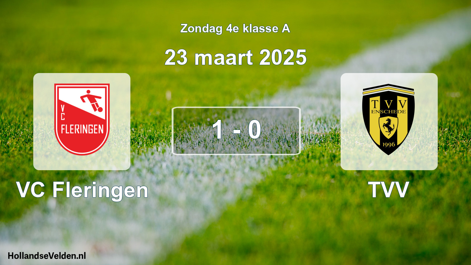 Total number of matches played: VC Fleringen - TVV 1 - 0 (23 March 2025)