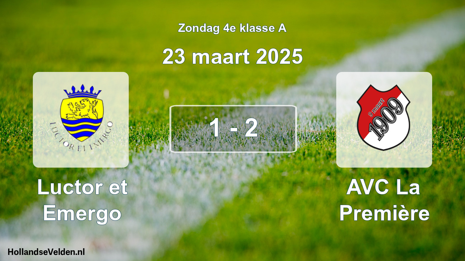 Total number of matches played: Luctor et Emergo - AVC La Première 1 - 2 (23 March 2025)
