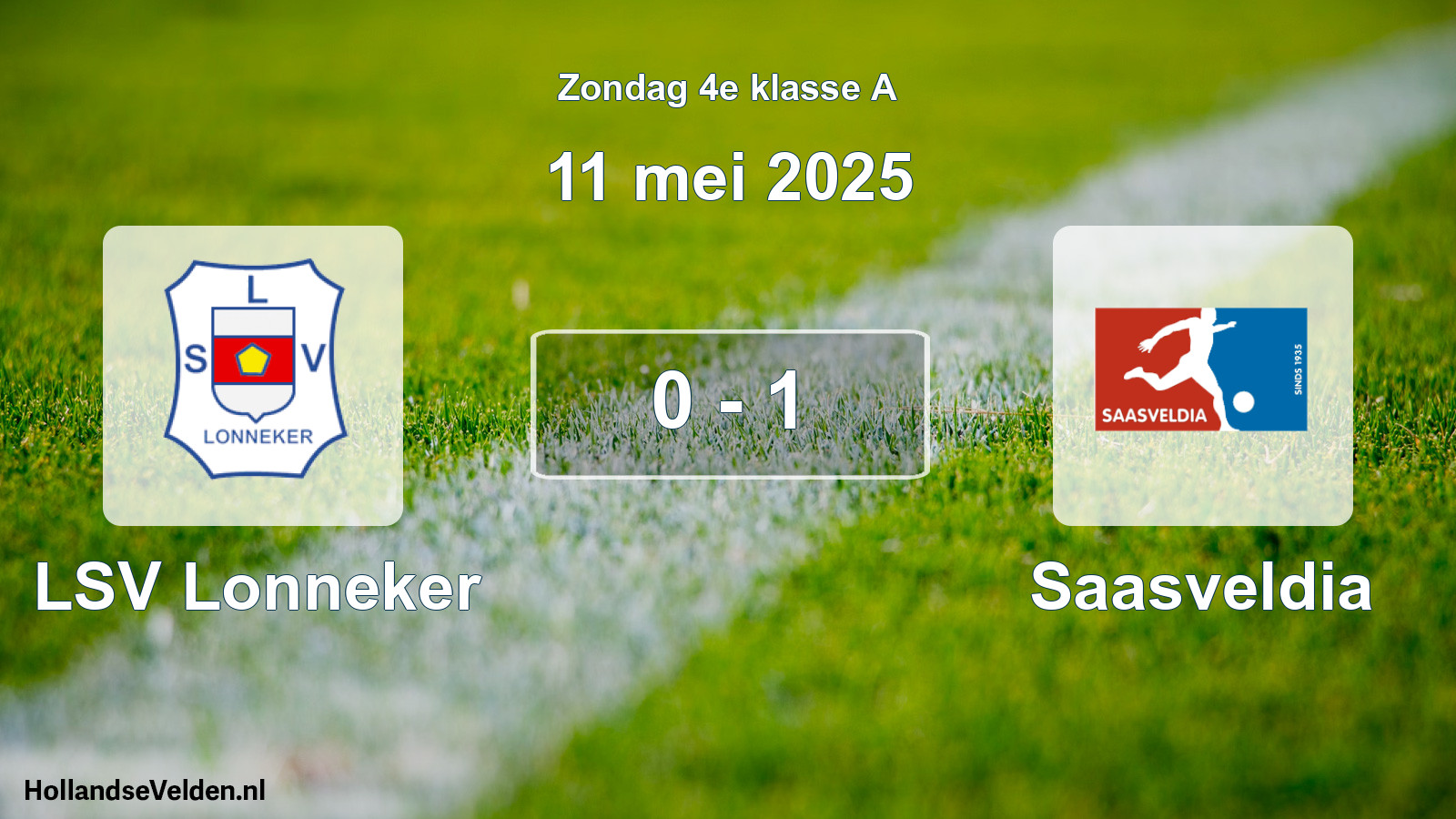 Total number of matches played: LSV Lonneker - Saasveldia 0 - 1 (11 May 2025)