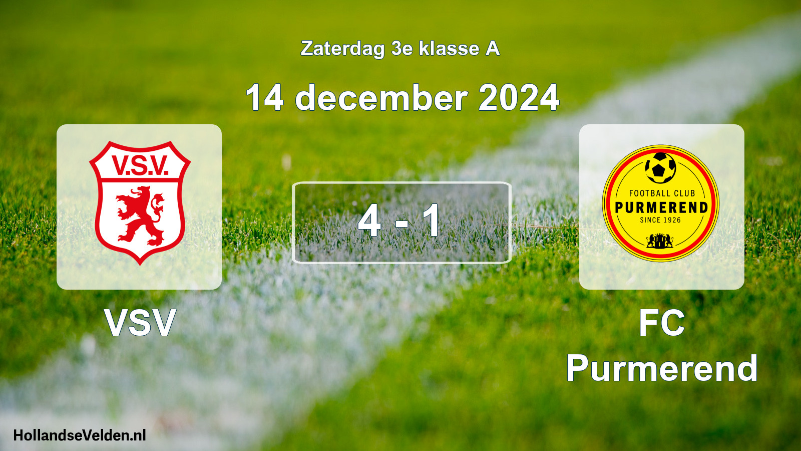Total number of matches played: VSV - FC Purmerend 4 - 1 (14 December 2024)