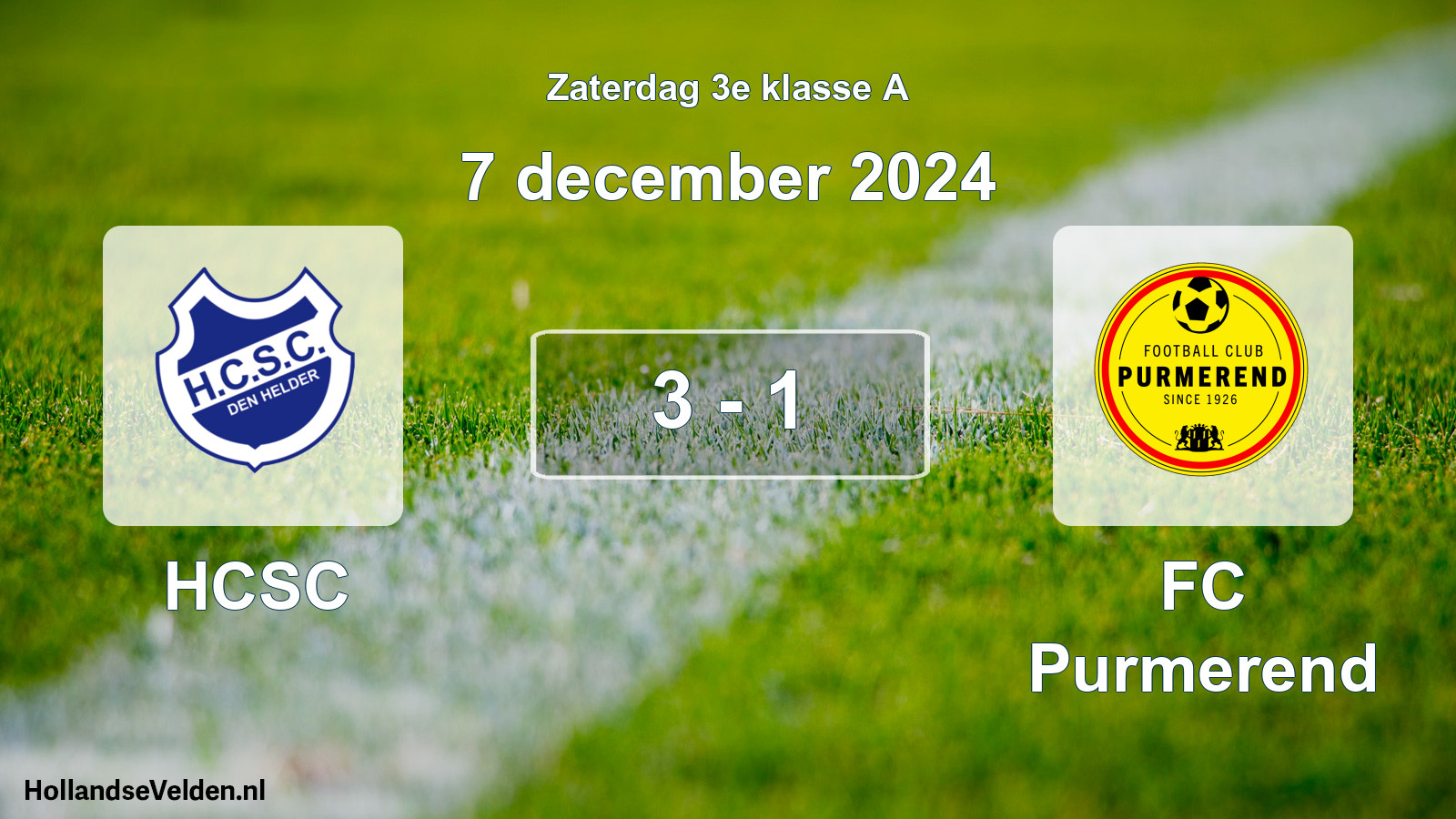 Total number of matches played: HCSC - FC Purmerend 3 - 1 (7 December 2024)
