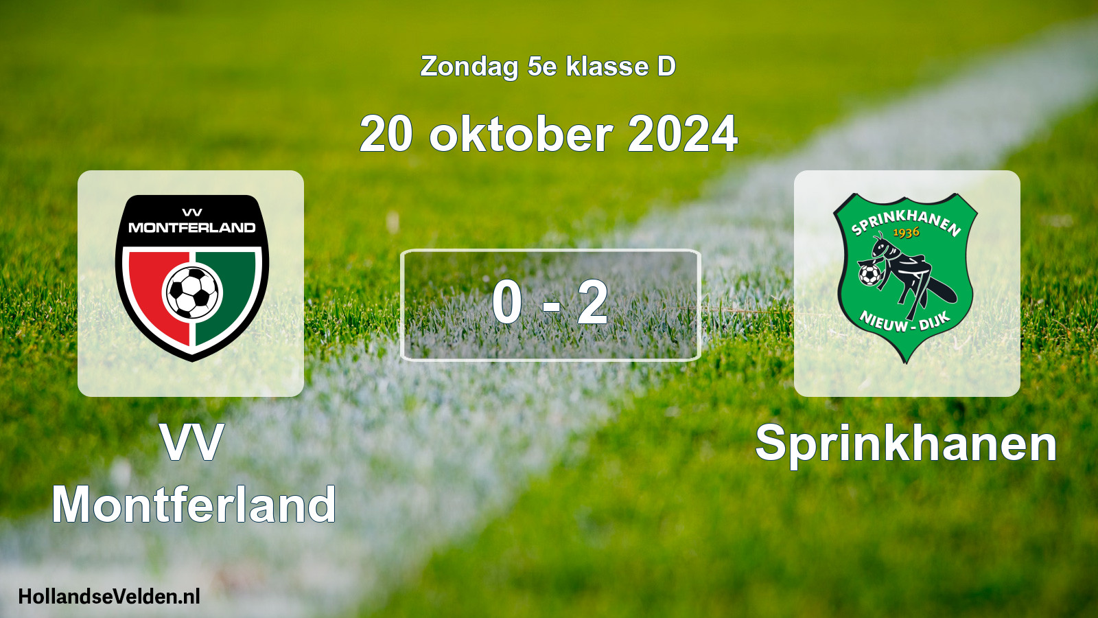 Total number of matches played: VV Montferland - Sprinkhanen 0 - 2 (20 October 2024)