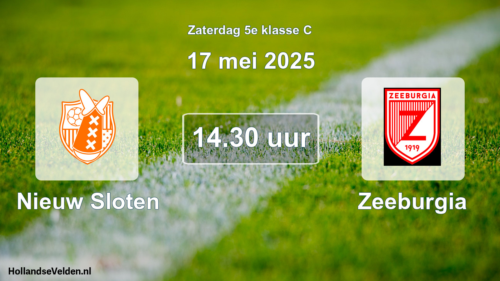 Scheduled Match: Nieuw Sloten - Zeeburgia (17 May 2025)